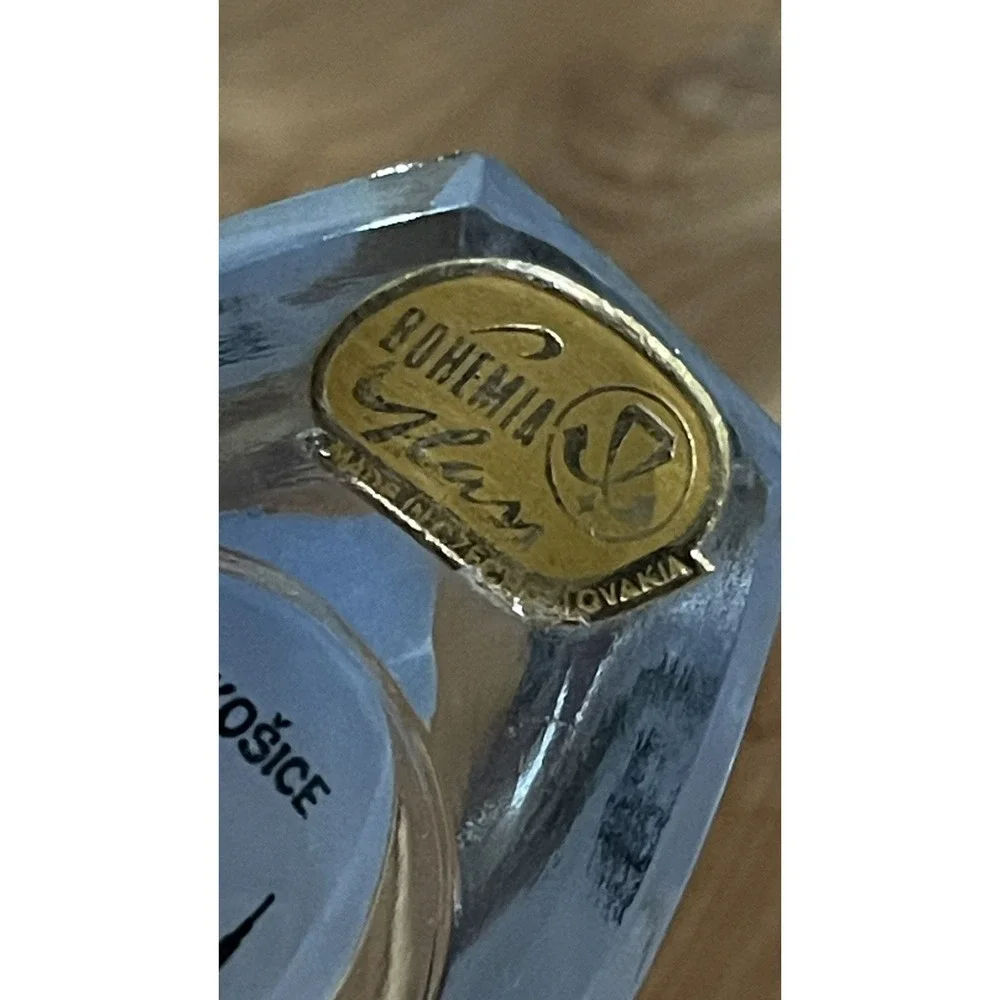 Czech Republic Paperweight Bohemia Crystal